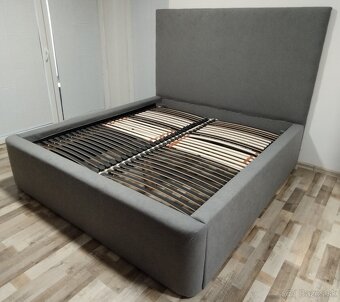 manzelska postel siva, 180x200x68 cm - 5