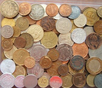 mince staré mix po 115 kusov - mince novšie mix po 230 kusov - 5