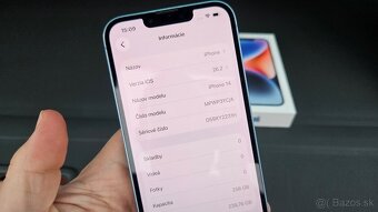 Apple iPhone 14 modrý 256GB - aj vymením - 5