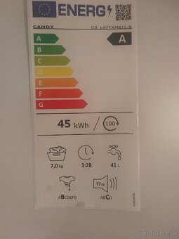 Predám novú práčku Candy - 5