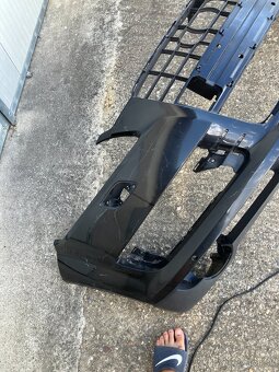 Predni naraznik audi q7 06-09 cerny spoiler v Svinaře - 5