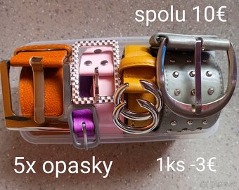 Dámske opasky rôzne nové aj málo používaný - 5