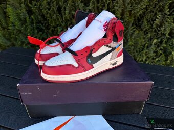 Nike Jordan 1 Retro High Off White Chicago Varsity Red White - 5