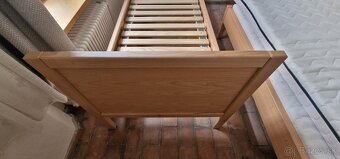 2x posteľ buk, masív 200cmx90cm - 5
