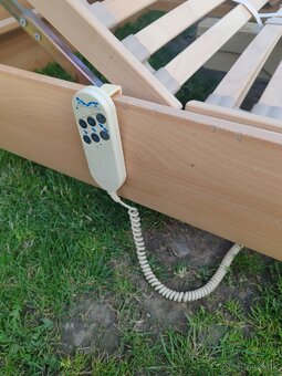 Manželská polohovateľná elektrická posteľ 200x90x2 - 5