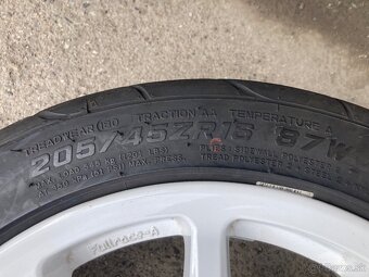 Nankang športové semislicky - 205/45R16 - ako nové - 5