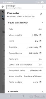 Autosedačka Petite&Mars Grey - 5