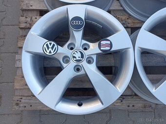 Originálne ALU disky Škoda, VW, Seat 5x100 R16 ET46 - 5