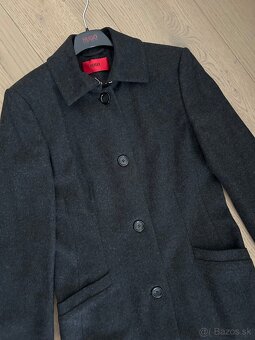 Hugo Boss kabát dámsky šedý S štýlový - 5