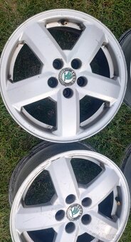 Alu kola 5x100 R15 Škoda - 5