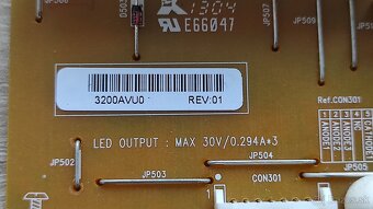 TOSHIBA 32L2333D náhradné diely - 5