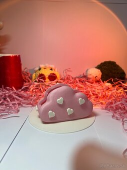 Ružový obláčik – držiak na drobnosti ☁️💖 - 5