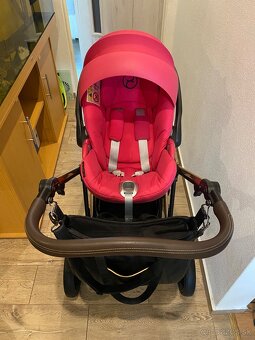 Bebetto Flavio Pro–čierny koženkový + 2 Cybex vajíčka - 5