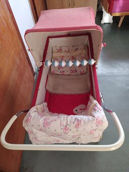kolébka pro panenku, kočárek - 5