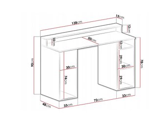 PC stôl GAMER 1 - 5