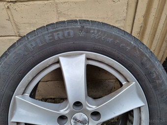 Alu disky Dezent 5x114,3 7Jx17 ET50 + zimné pneu 225/60 R17 - 5