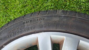 Seat hlinikové disky / elektróny/ 5 x 100 R17 - 5