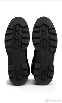 Nové zateplené čižmy s visačkou originál Tommy Hilfiger koža - 5