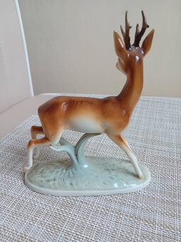 porcelánová soška : Srnec - 5