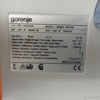 Predám chladničku s mrazničkou značky Gorenje RK 4256E. - 5
