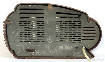 Elektrónkové bakelitové rádio Tesla Talisman 308U - 5