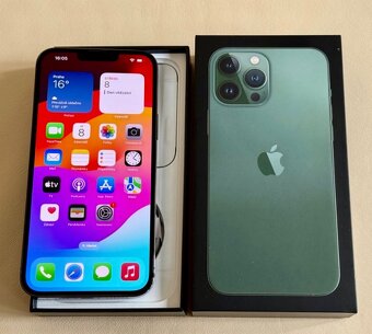 iPhone 13 Pro Alpine Green BATERIE 100% TOP - 5