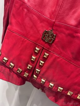 Kožená luxusná bunda značky GIZIA - 5