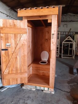 Drevená latrína/suché WC - 5