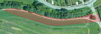 Investičný pozemok, Kálnica, 3.155 m2 – intravilán - 5