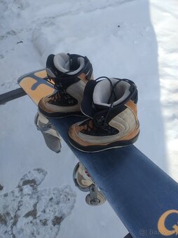 Detský snowboard+topánky - 5
