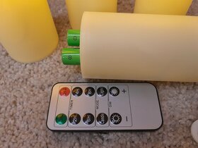 Adventné led sviečky 4ks - 5