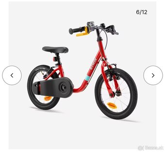 Detský bicykel s odrážadlom 2v1 Discover 14palcovy - 5