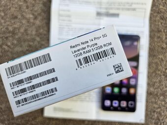 Xiaomi Redmi Note 14 Pro+ 5G 12GB/512GB Purple,top,zaruka - 5