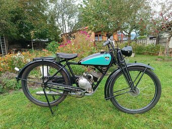 Predám nemecký motocykel NSU 98 Quick r.v. 1940 - 5