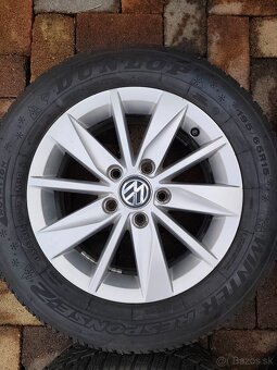 5x112 R15 - 195/65 Zimná komplet sada disky + pneumatiky - 5