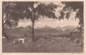 Staré pohľadnice Vysoké Tatry, vodopád, Stalinov štít, Popra - 5