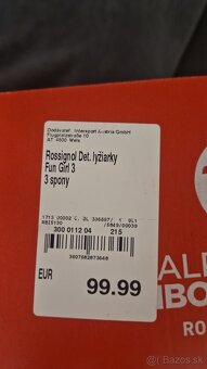 Lyže Rossignol Fun Girl 110cm+lyžiarky - 5