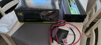 Menič napätia 12v 230v - 2000w čistý sinus - 5