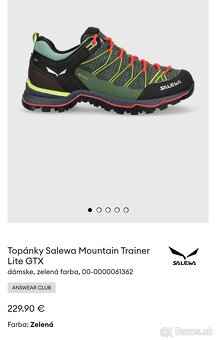 velkost 41 - turisticke topanky SALEWA goretex - 5