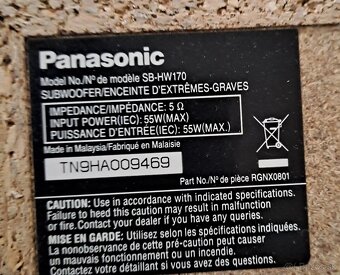 Reproduktory Panasonic - 5