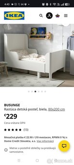 Rastúca posteľ IKEA Busunge - 5