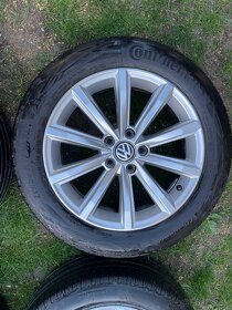 Predám 17 palcové disky VW london na letných pneu - 5