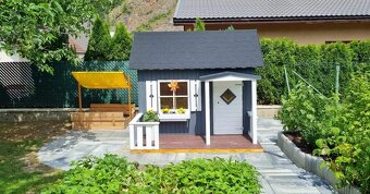 Detský drevený domček OTTO – veľký záhradný domček pre deti - 5