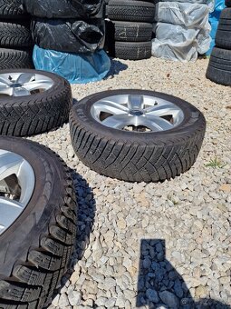 5x112 R16 orig. Volkswagen T-Roc + 205/60 R16 zimné sada - 5