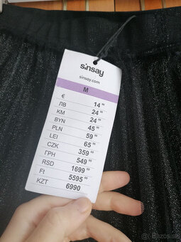 Plisovaná sukňa - nová - 5