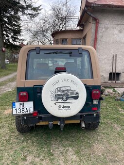 Predám Jeep Wrangler 2,5i - 5