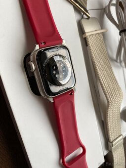 Predám Apple Watch 9 41mm Starlight (Záruka, Zdravie 98%) - 5