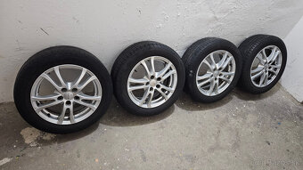 Predám letné kolesá Dunlop + disky ANZIO – 205/55 R16 - 5