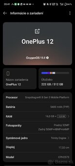Predám OnePlus 12 512gb - 5