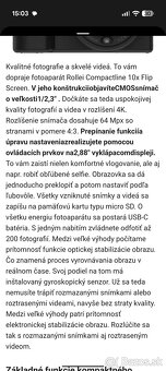 Rollei Compactline 10x Flip Screen - 5